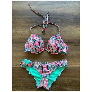 Colorful bikini set